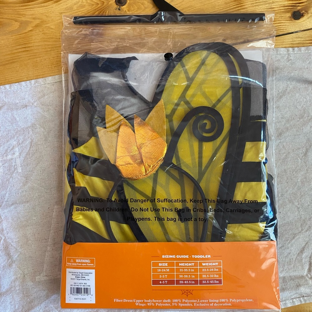 🎃Hide and Eek Boutique Halloween Bee Costume🎃 - Picture 4 of 4